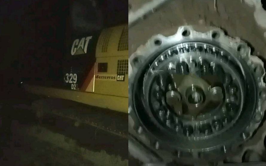 Lampa | Delincuentes armados roban memorias y accesorios de excavadora y hieren a trabajador