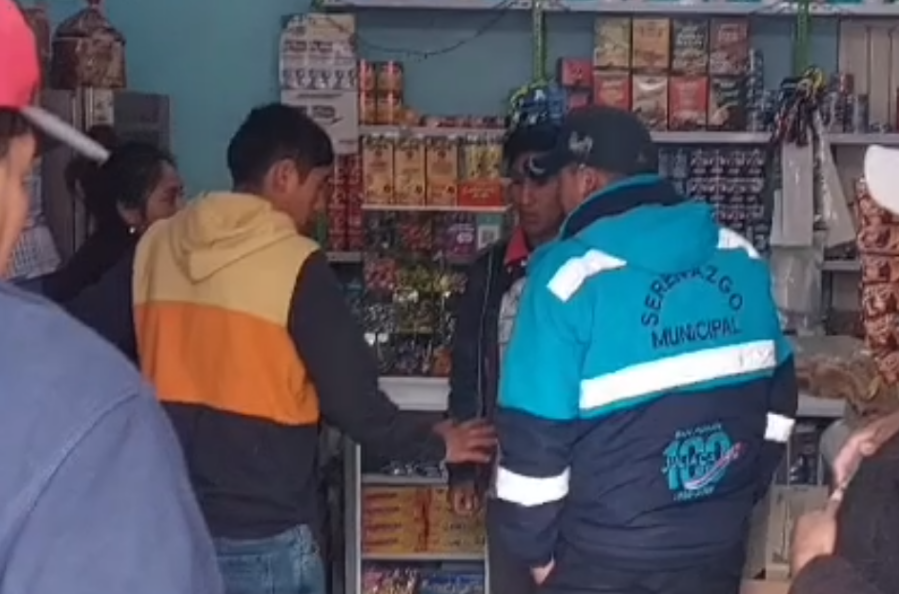 Juliaca | Capturan a sujeto acusado de hurto en tienda de abarrotes
