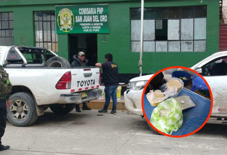Sandia | Balacera y tensión durante operativo antidrogas que permitió decomiso de mercadería ilícita