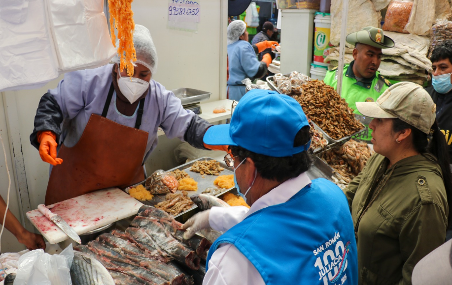 Juliaca | Municipio intensifica control de productos hidrobiológicos para proteger la salud pública