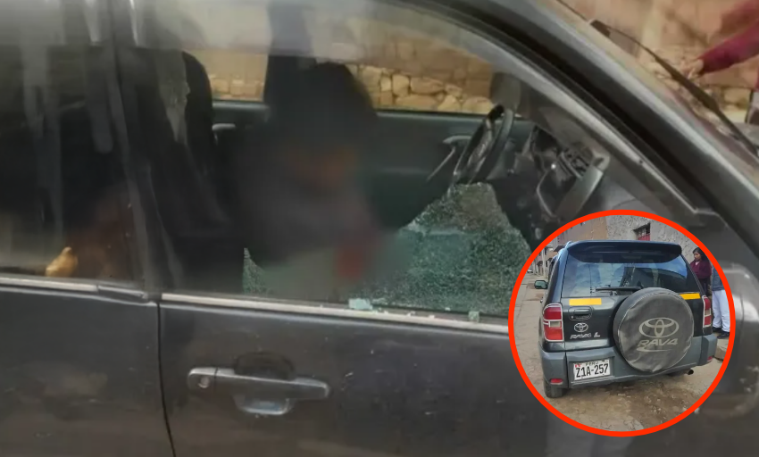 Huancané | Hallan cadáver con impactos de bala dentro de una camioneta en pleno centro urbano