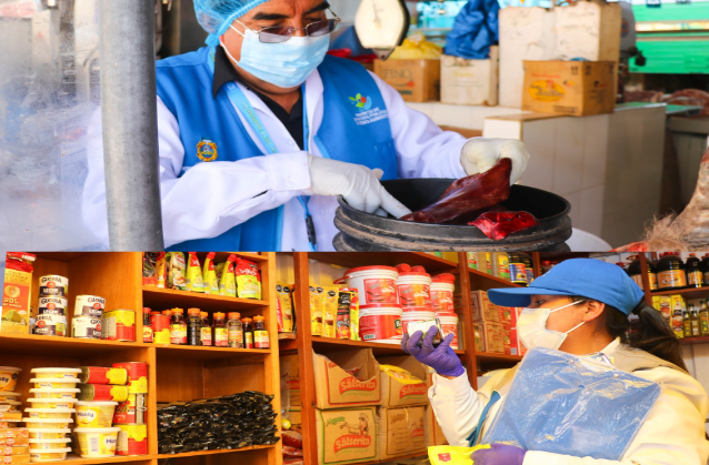 Juliaca | Realizan operativo de carnes y productos manufacturados en los mercados Tambopata y Manco Cápac