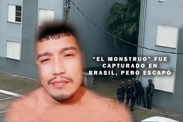 Perú | Policía de Brasil captura a ‘El Monstruo’, pero se fuga tras pagar a autoridades: todos los detalles