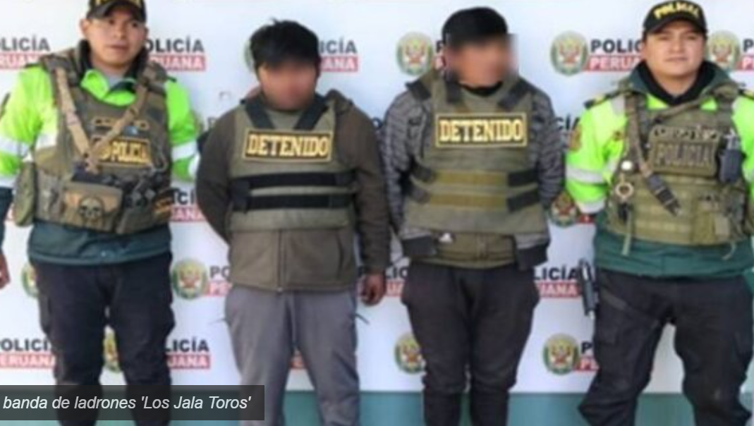 Juliaca | Capturan a presuntos integrantes de banda que hurtaba mototaxis