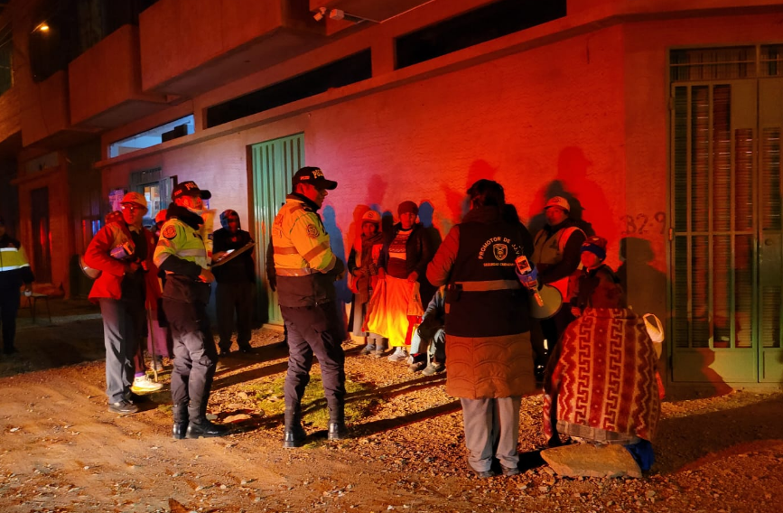 San Román | Realizan ronda nocturna mixta en Santa Flora para reforzar seguridad ciudadana
