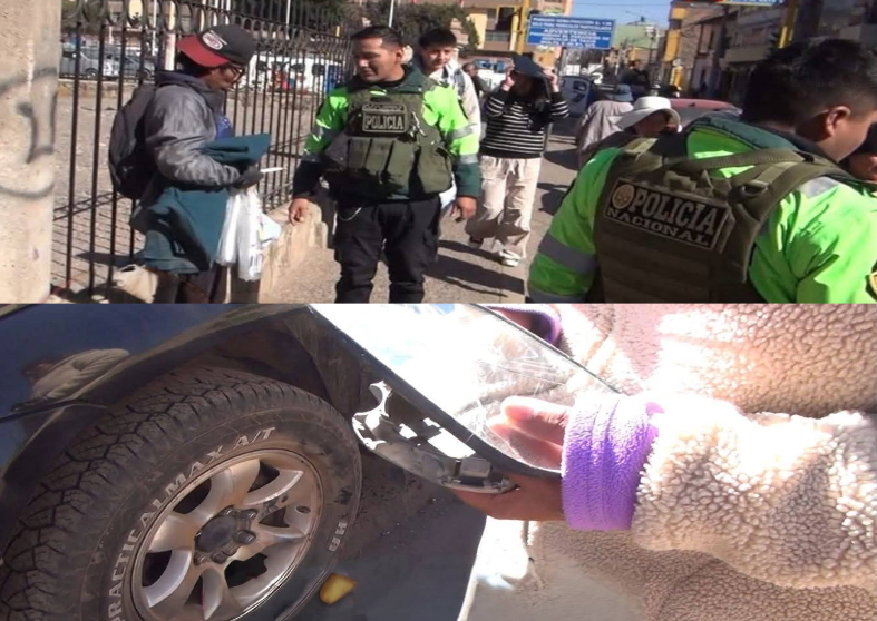 Juliaca | Presunto ladrón de autopartes es detenido tras robo en plena Plaza de Armas