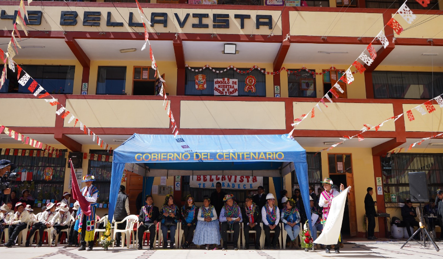 Juliaca | Inauguran moderna infraestructura educativa en la I.E. N.° 70548 Bellavista