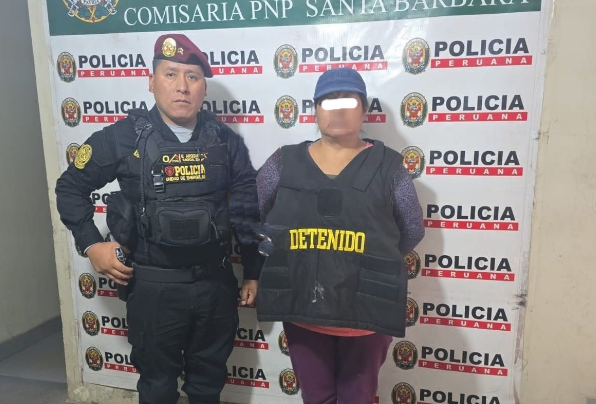 Juliaca | Mujer es intervenida por presunto hurto de varillas del Cementerio Central