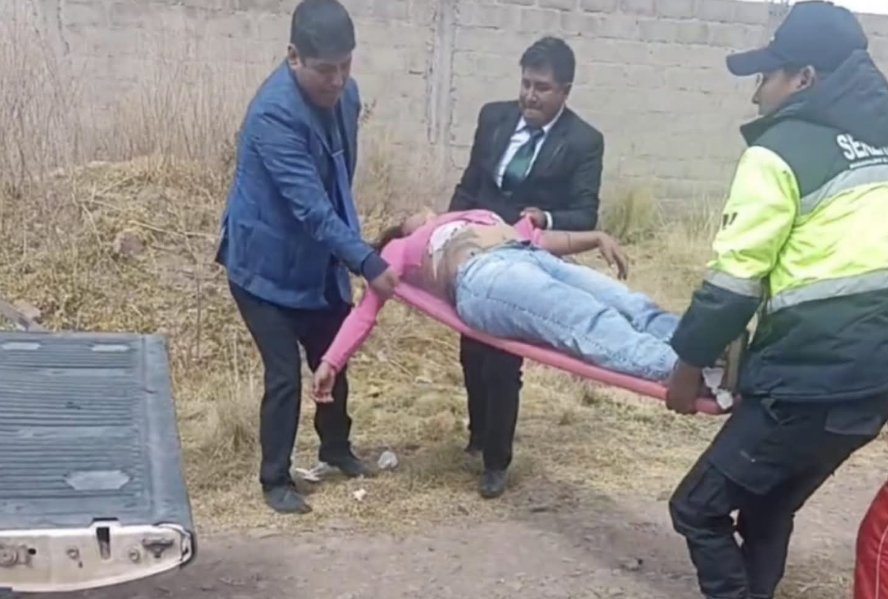 Juliaca | Hallan a mujer inconsciente cerca de la Universidad Andina