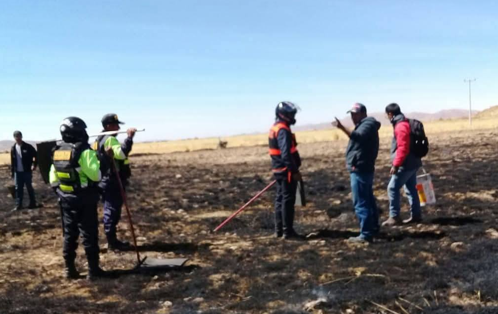 Lampa | Serenazgo y Defensa Civil logran controlar incendio en Alto Catacha
