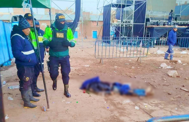 Azángaro | Persona fallece durante remate bailable por aniversario provincial