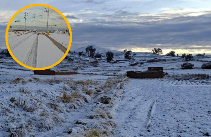 Yunguyo | Ciudad fronteriza amaneció cubierta por un manto de nieve