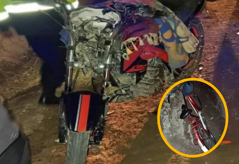 Yunguyo | Ciclista de 69 años hospitalizado tras ser atropellado por menor en moto